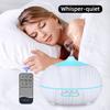 Diffuser For Home 550ml For Home Aromatherapy Aroma Oil Diffuser   Remote  7 LED Colors   6 Essential Oils  Ultrasonic Humidifie