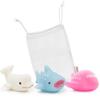 Yekko Mom LED Bath Water Play Toy Friends 3 Types + Net E Set, Korean Bath Toys