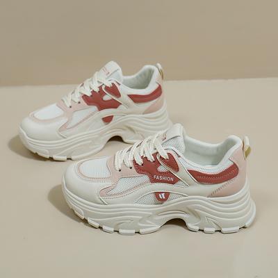 CRLAYDK Кроссовки на толстой платформе для женщин, повседневные кроссовки для ходьбы, модные спортивные, для бега, дышащие, для папы, для тенниса, для женщин