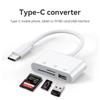 USB Type C Картридер для SD TF USB Подключение Умный Картридер Адаптер для Macbook Мобильного Телефона Samsung Huawei Samsung