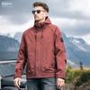 Yingjuelun Urban Outdoor Functional Style Hooded Jacket Autumn and Winter Men's Windproof Jacket Zipper Work Jacket