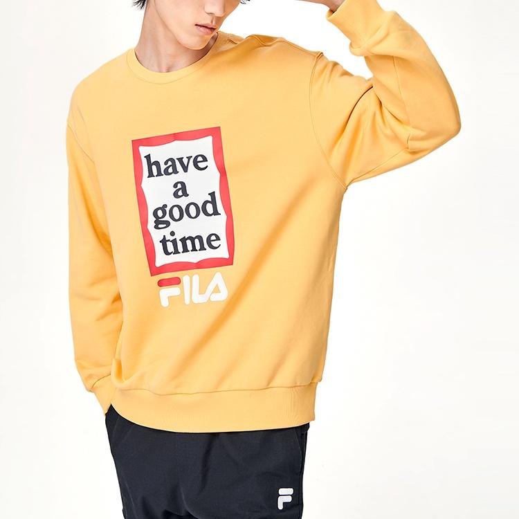 FILA Sweatshirt Unisex Lunar Yellow F11U149204F-YE