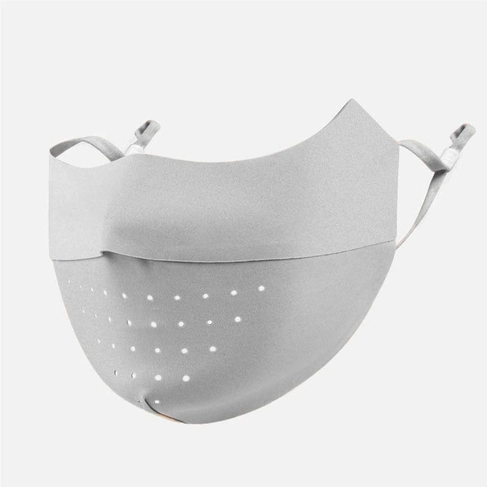 Breathable Cycling Face Mask Thin Face Cover Soft Ice Silk Face Mask  Summer