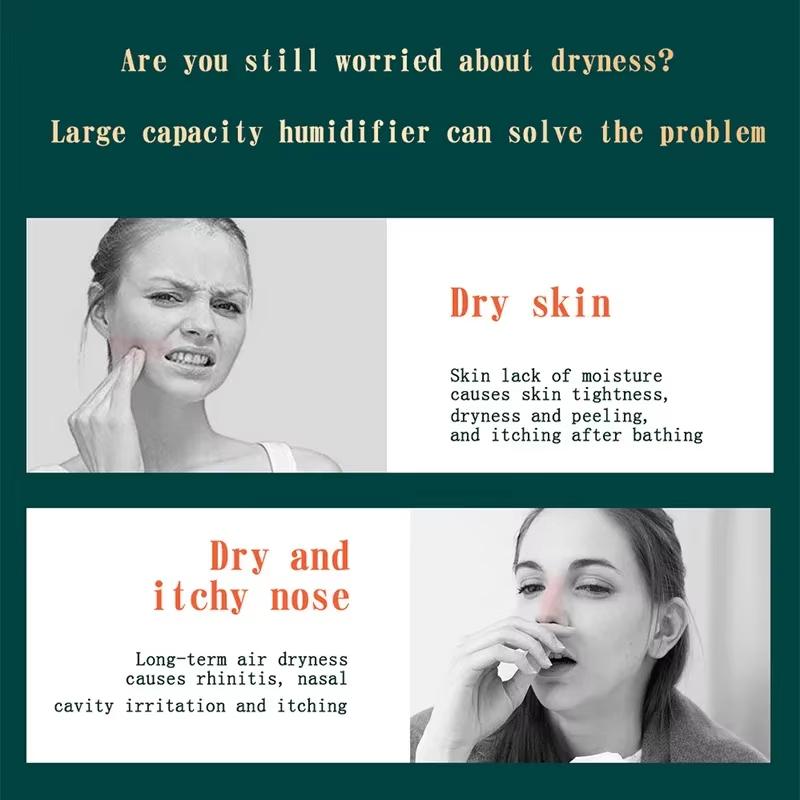 2000 мл USB увлажнитель воздуха двойной распылитель эфирное масло ароматерапевтический диффузор крутой туманообразователь для домашнего офиса