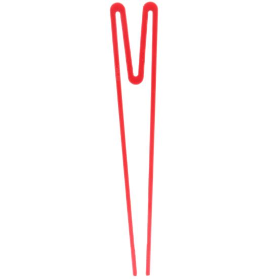 Палочки для еды для малышей, пищевые, устойчивые к высоким температурам, интегрированные обучающие однотонные обучающие палочки для еды в форме М