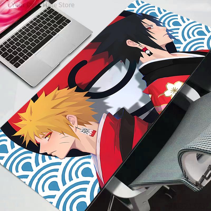 Mouse Pad Naruto Large PC Computer Gamer Kawaii Gaming Accessories Mousepad Keyboard Desk Mat Carpet Table Durable