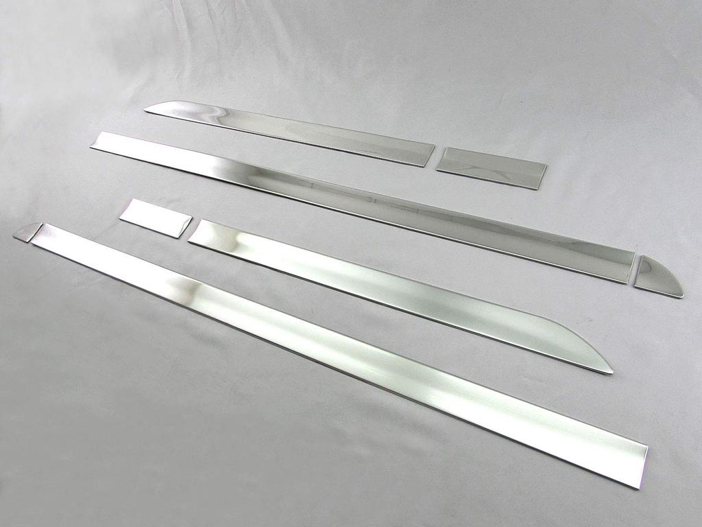 BRIGHTZ NV100 Clipper Rio DR17W Нержавеющая сталь с покрытием Super Mirror Finish Накладка на боковую дверь 8 шт. DR17 DR R17 17 NV100 NV 100 V100 Clipper Rio Clipper