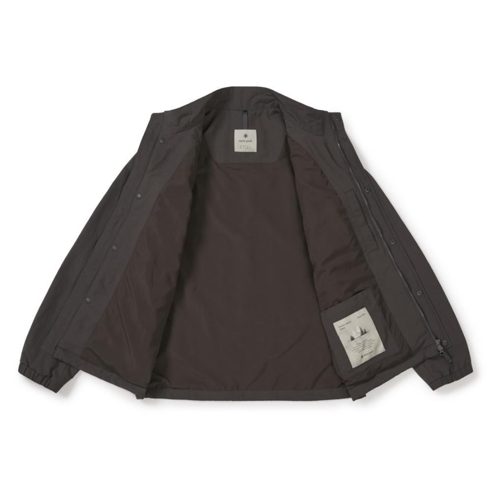 [Snowpeak] Campol Stand-neck Windbreaker Chocolate Khaki (S26ZMCWB12)