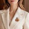 Fashion Jewelry Sparkling Swan Brooch for Women, Rhinestone Decorative Lapel Pin, Animal Shaped Suits Coats Sweaters Suit Accessories