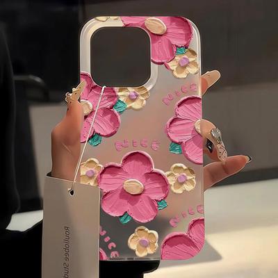 Чехол для телефона с изображением цветов на масляной живописи для iPhone 11, чехол для iPhone 13, 14, 12, 16, 15, Pro Max, 13, 12, Mini, противоударный, силиконовый, мягкий, из ТПУ