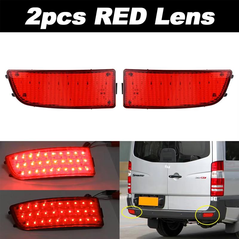 For Mercedes Benz Sprinter W906 2006 2007 2008 2009 2010-2016 LED Rear Bumper Reflector Light Brake Lamp 9068260040 9068260140