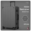 Ping Travel Suitcase: Large Capacity 28-Inch Leather Trolley with Lock for Men and Women, Compact Carry-on for Students.