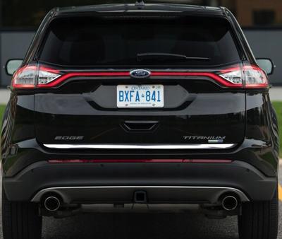 Ford EDGE 2014- Хромированная отделка багажника - Акцент на дверь багажника - Премиум-деталь задней части автомобиля - Усилитель блеска . .