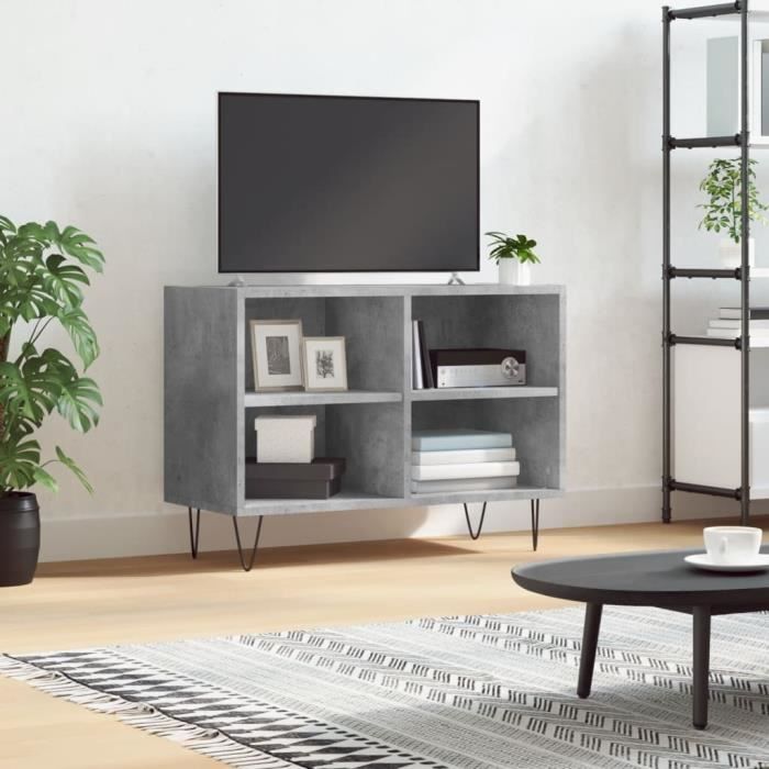 VidaXL TV Cabinet Concrete Grey 69.5x30x50 Cm Engineered Wood 826968