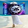 1pc C-Chelsea Beach Towel, Comfortable and Thick, and Swimming/Bath/Picnic/Camping Towel, Suitable for Seaside Beaches