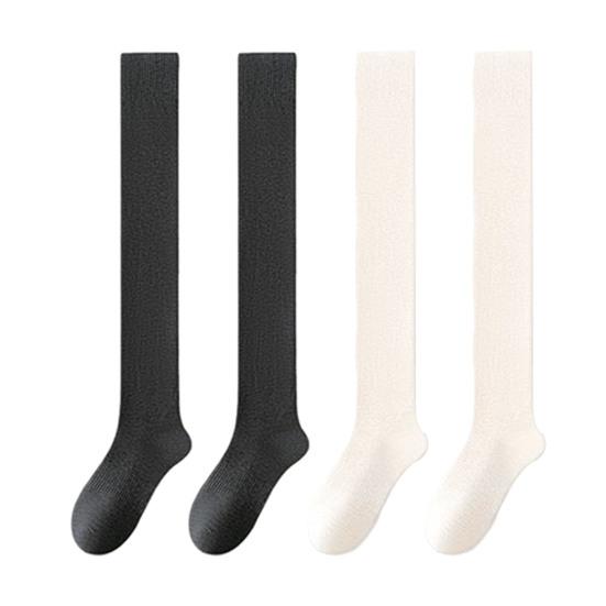 Женские чулки выше колена, эластичные рубчатые чулки выше колена, самонагревающиеся дышащие носки для сапог для свиданий, вечеринок, уличной одежды