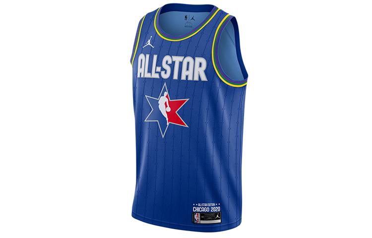 Jordan Баскетбольная майка NBA All-Star Edition Swingman Giannis Antetokounmpo Мужская Синяя CJ1059-495