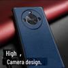 Роскошный чехол из натуральной кожи с полным покрытием для Honor X50/X50i - защита из коровьей кожи с узором личи