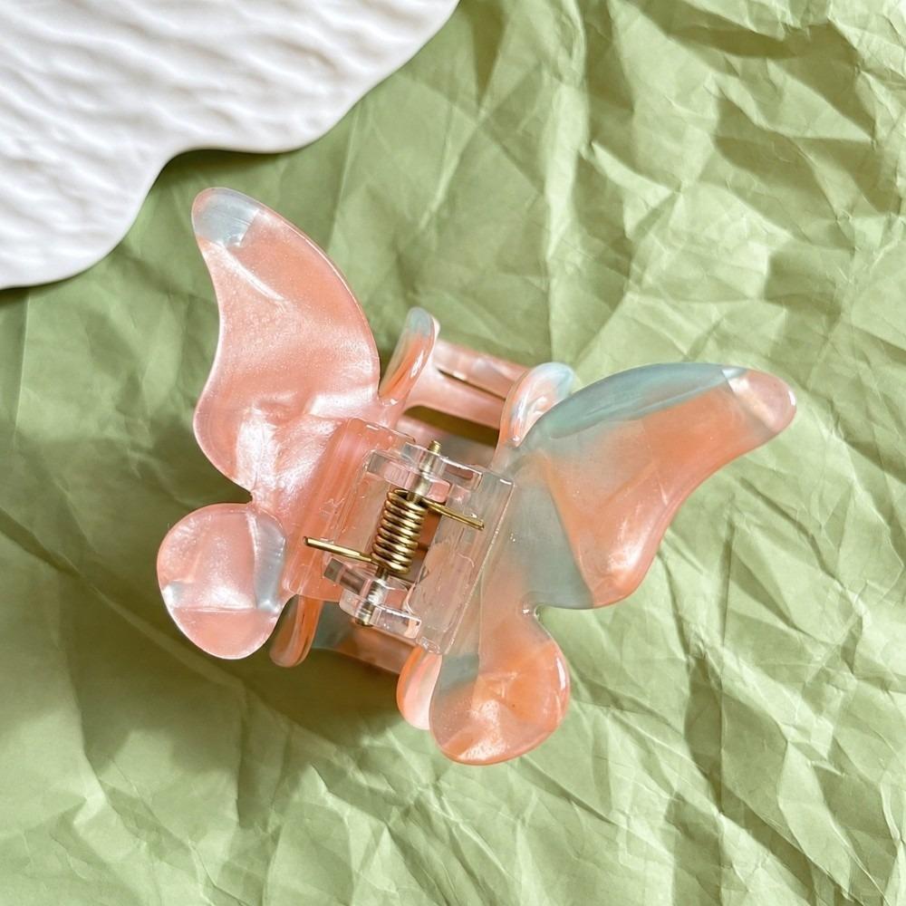 Durable Hair Claw Clip Colorful Hair Barrettes Elegant Butterfly Hair Clip Women