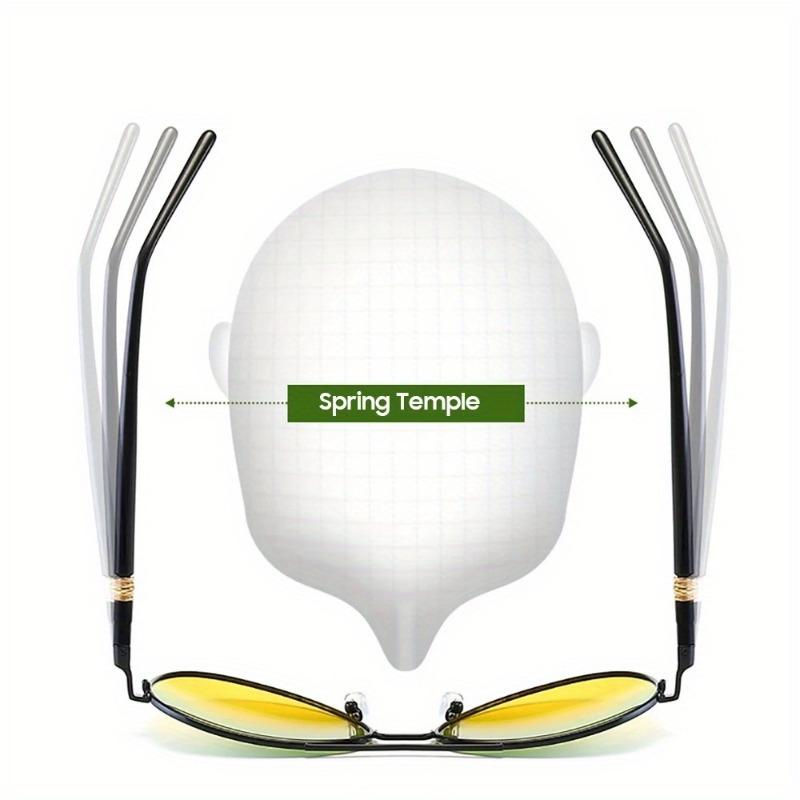 Men Women Yellow Green Night Vision Sunglasses Colored Reflective Glasses Sunglasses Black Unisex Fishing Lenses