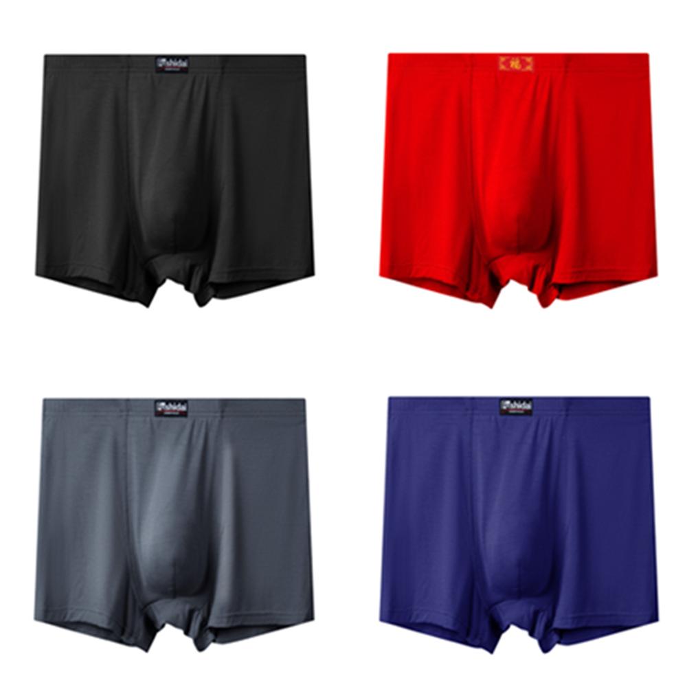 4 шт. Большой размер Мужское нижнее белье Трусы Дышащие трусы Модал Большой размер Боксеры шорты 3XL 4XL 5XL 6XL 7XL 8XL 9XL 10XL 11XL 12XL 13XL