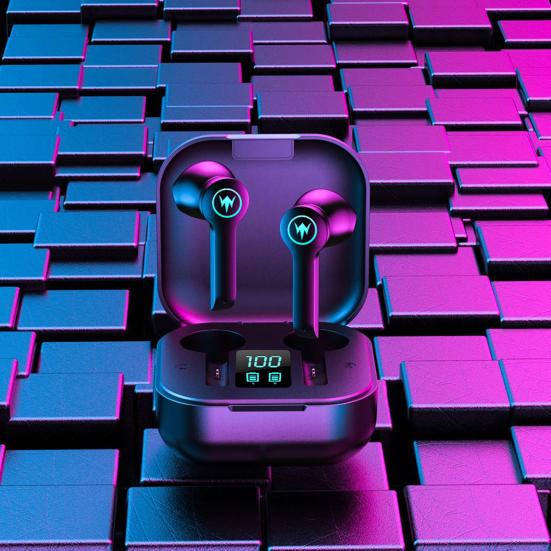 L10 LED Battery Display Bluetooth-compatible 5.1 Headset True Wireless Stereo Waterproof Earphone with Mic