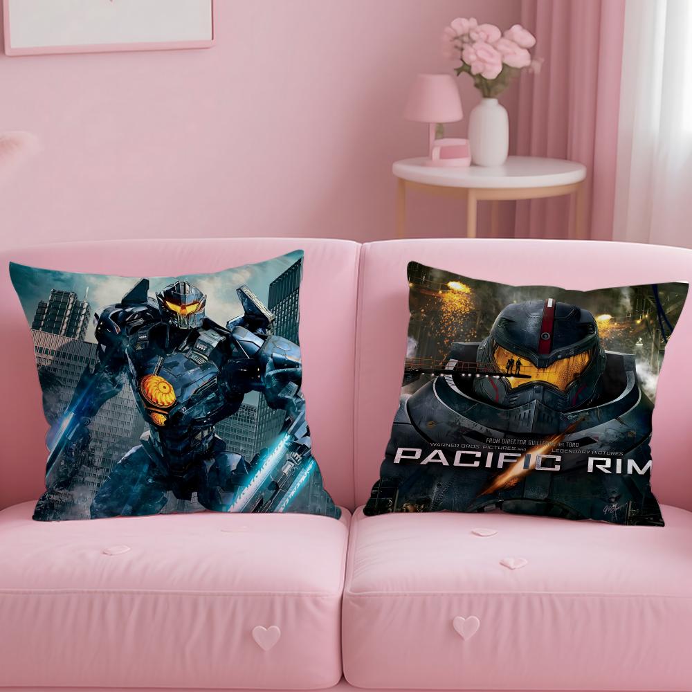 Trendy PPacific Riming Cushion Cover Comfortable Reversible Pillow Cover Ideal for Car Sofa Bedroom Beyond