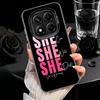 Чехол для телефона Girl Boss Lady Pink Soft для Xiaomi Redmi Note 13 14 15 Pro Plus 12S 12 11S 11 11T 10S 10 Ударопрочный Задняя крышка
