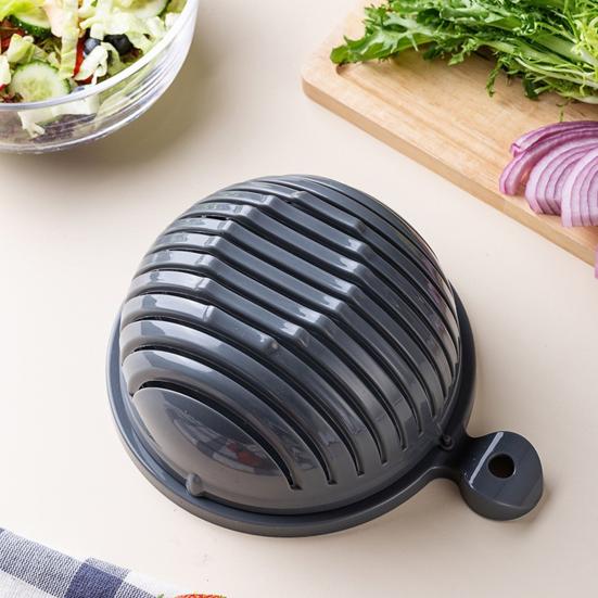 Овощерезка, слайсер, чаша для эффективной нарезки, встроенные режущие слоты, фруктовая нарезка, нескользящее основание, простой инструмент для приготовления салата