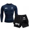 Mens Long Sleeve Athletic Set With Shorts - Milk Silk Fabric Gym Workout Outfit Running Training