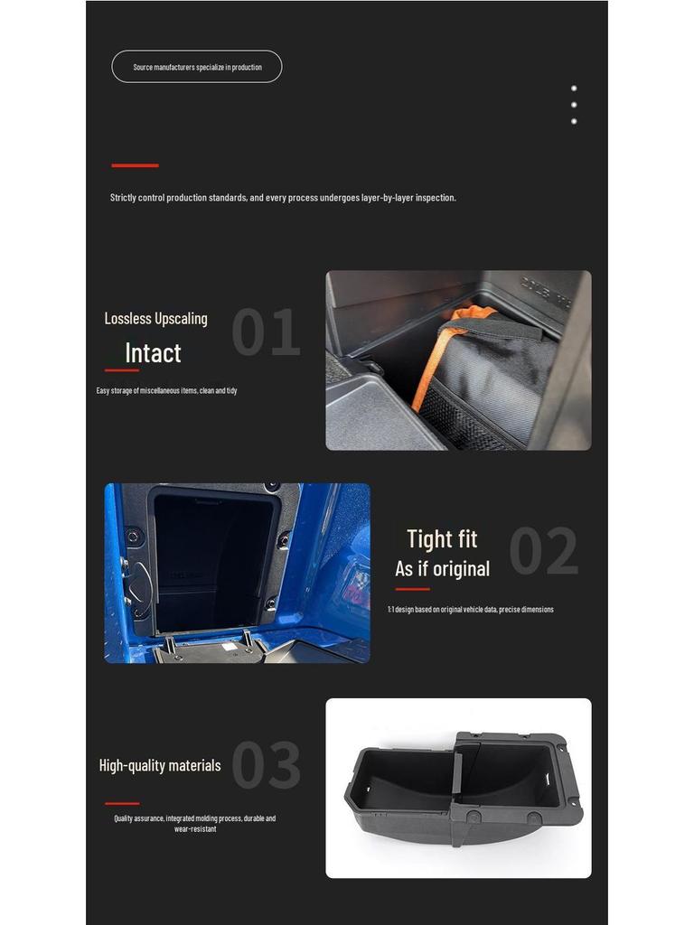 Ящик для хранения в кузове пикапа Maverick для Ford Trucks 2022-2024