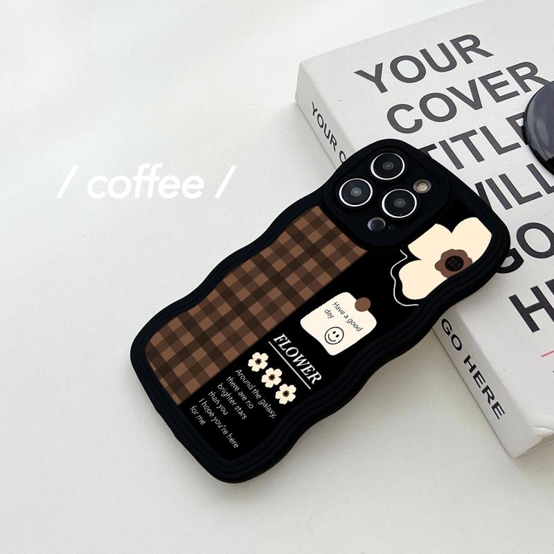 Чехол для телефона в форме волны для Vivo V23e Y35 Y02 Samsung A53 A52 S23 Ultra Realme C55 C53 Redmi Note 12 Note 11 Pro IPhone Tecno Spark, мягкий силиконовый чехол