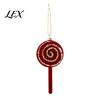 Indoor Christmas Tree Ornament Set Flocked Ornaments with Gold Edging, Retro Red Velvet Hanging Lightweight Decoration, Elk Gingerbread Man Pendants,