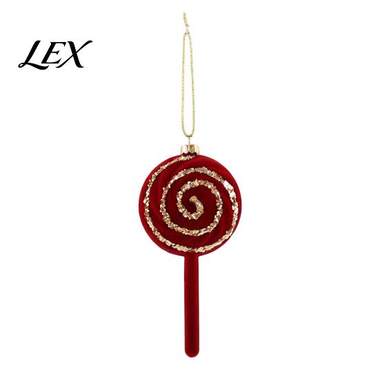 Indoor Christmas Tree Ornament Set Flocked Ornaments with Gold Edging, Retro Red Velvet Hanging Lightweight Decoration, Elk Gingerbread Man Pendants,