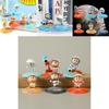 Adorable 6 Piece Space Themed Pvc Figure Set Featuring Cartoon Character Models