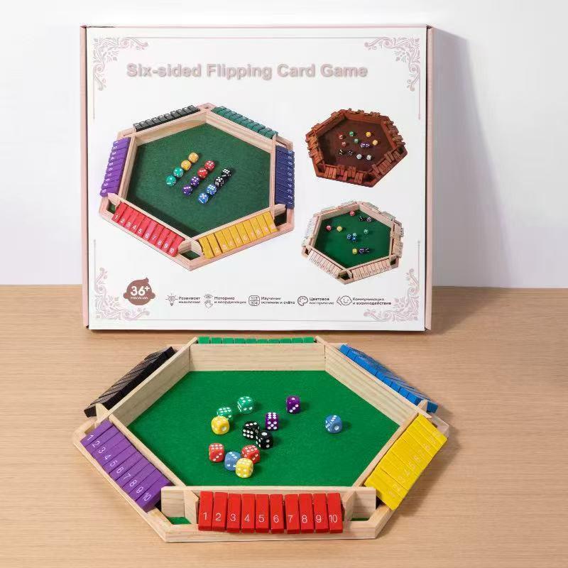 Детская карточная игра с перекидыванием чисел: Образовательные, Развлекательные, Четырехсторонние настольные и реквизит для питьевой игры для вечеринок