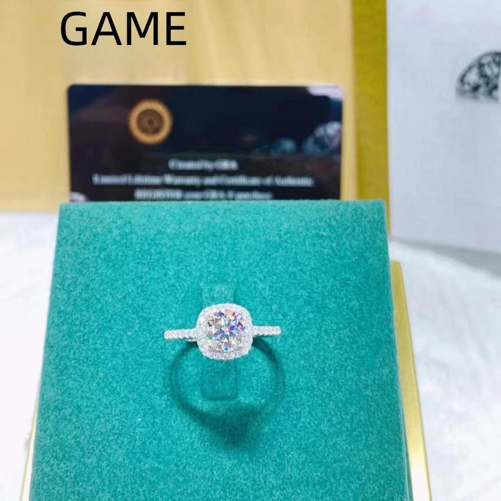 Women's Fashion Zircon Pendant, Earrings, and Ring Set - Trendy Three-Piece Square Design