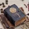 Celtic Tree of Life Leather Journal: Grimoire, Spell Book.