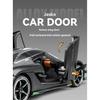 1/24 Koenigsegg Jesko Крутая Спортивная Машина, Модель из Сплава, Дверь-Гильотина, Имитация Звука и Света, Воссозданные Детали, Изысканные Настольные Украшения