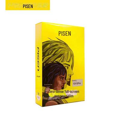 "Защитное стекло PISEN для iPhone XR/XS Max/13/12 - Защита от отпечатков пальцев, Полное покрытие HD"