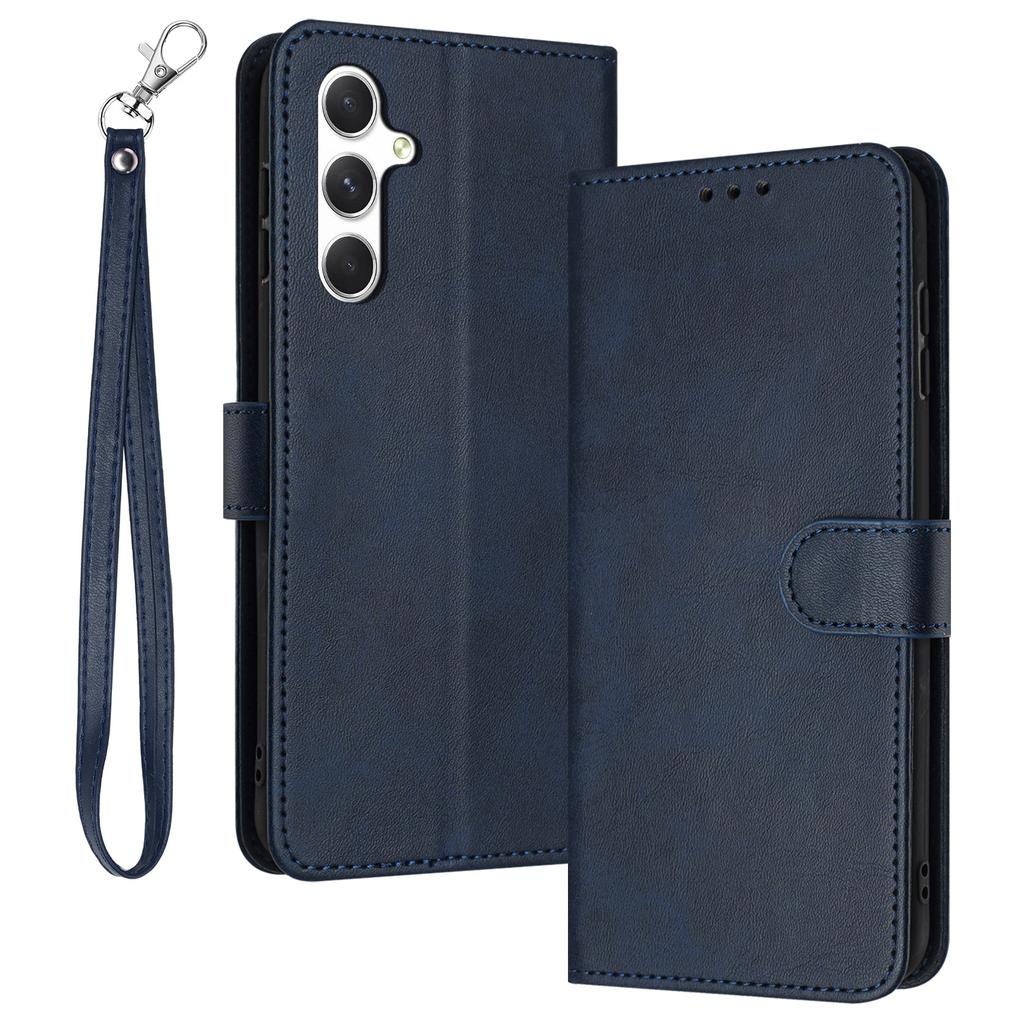 For Samsung Galaxy A55 5G Cell Phone Cover   Calf Texture Stand Phone Case Wallet