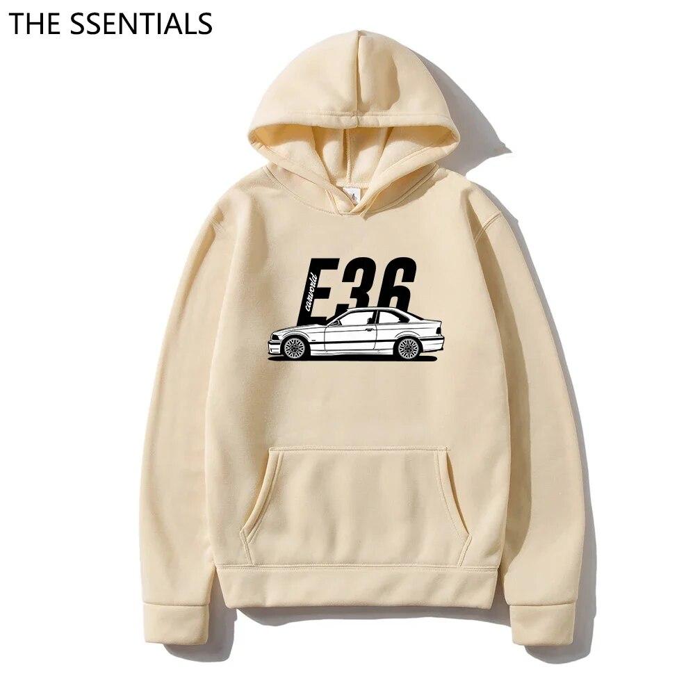 Классические толстовки с капюшоном E30 E46 E92 F80 M3 E36, модная толстовка с буквенным принтом D, пуловер унисекс, пуловер в стиле хип-хоп, толстовка с худи с принтом автомобиля