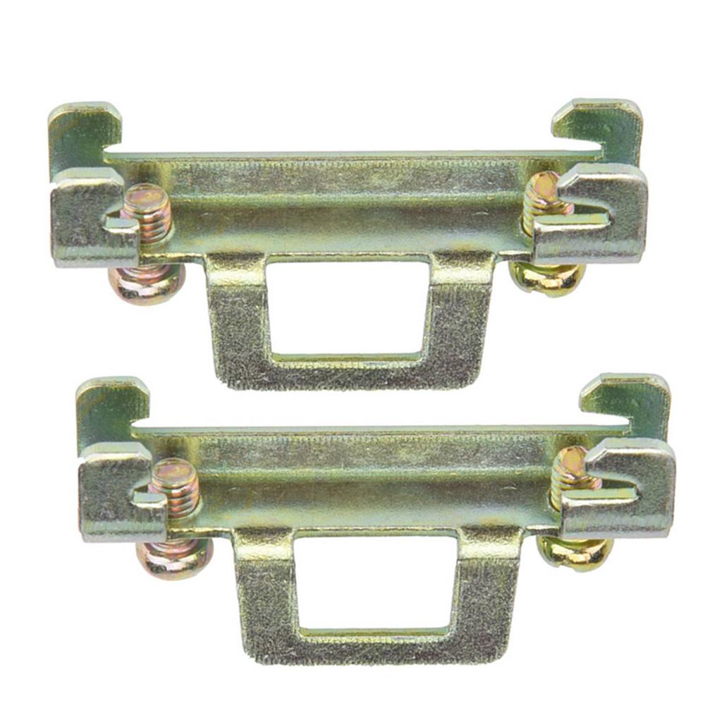10pcs Fixed Clamp Fasten Clip for 35mm DIN Rail (Metal Model 11)