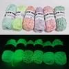 1PC Glow In The Dark Yarn Polyester Luminous Yarn Glowing for Hand Knitting Yarn Carpet