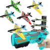 Popular Foam Ejection Aircraft Toy Gun, Children's Outdoor Flying Toy, Pistol, Taxiing Aircraft Model, Outdoor Toy