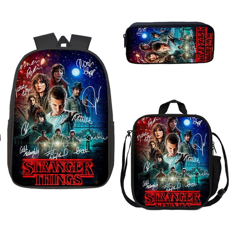 Stranger Things Детский рюкзак+сумка через плечо+пенал KTB