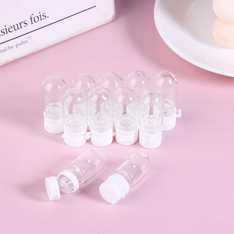 15Pcs 2ML Clear Leak-Proof Travel Bottle For Makeup Remover Lotion Portable Dispenser With Flip-Top Essence Bottled Separately