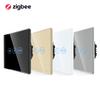 Bingoelec Высококачественный АКЦИЯ Zigbee Tuya Сенсорный выключатель для штор Google Home Alexa Дистанционное управление Умный домашний выключатель для штор