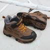 Зимние детские повседневные снежные ботильоны Нескользящая уличная обувь для альпинизма Модные детские водонепроницаемые теплые кроссовки