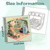1 шт., Раскраска для комнаты - Раскраска для подростков - 30 листов, 8,3 x 8,3 дюйма, для снятия стресса у взрослых, подарок на день рождения, праздничную вечеринку.